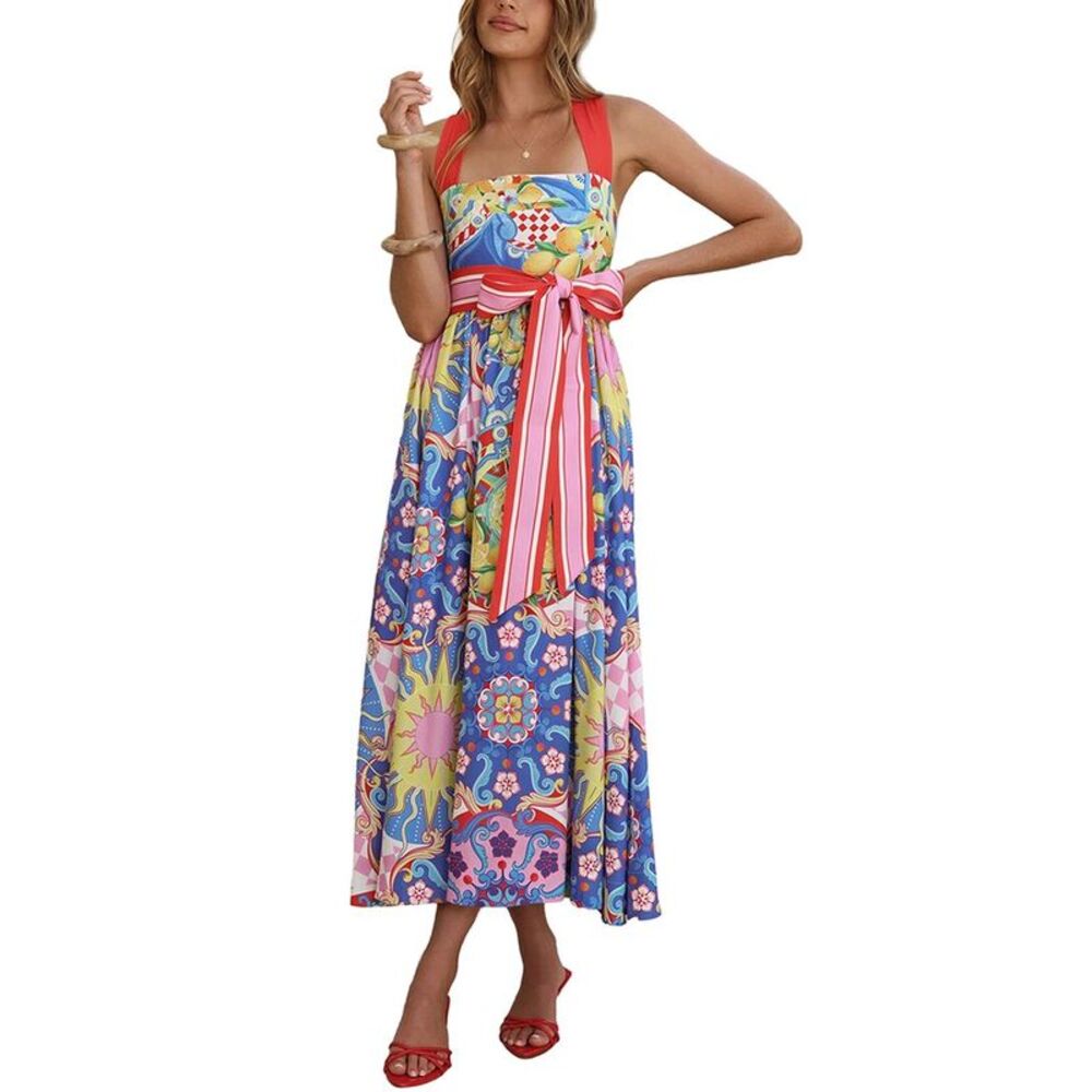 Charlotte Green Womens  Midi Dress